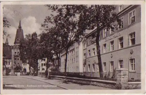 07316 Ak Bernburg Saale Kurhaus mit Kinderheim 1957