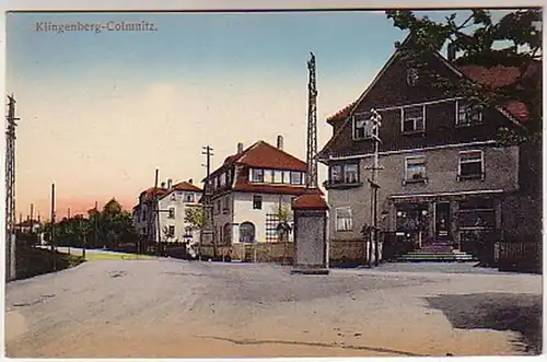 07298 Ak Klingenberg Colmitz près de Freital vers 1910