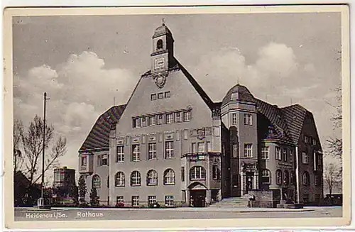 07288 Ak Heidenau en Sachsen Hôtel de ville 1941