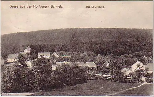 07286 Ak Gruß aus der Hohburger Schweiz der Löwenberg