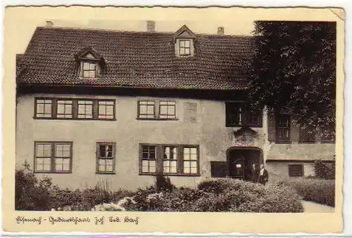 07264 Ak Eisenach Geburtshaus Joh. Seb. Bach um 1930