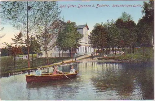 07243 Ak Bad Guten Brunnen bei Zwönitz 1917