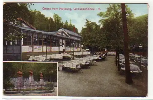 07229 Ak Salutation du Hutberg Grossschönau à Sa. 1909