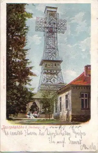 07211 Ak Josephshöhe à Stolberg dans la résine 1900