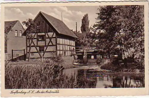 07194 Ak Senftenberg N.-L. an der Amtsmühle um 1940