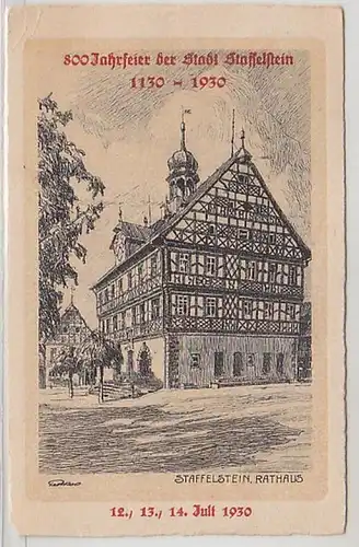 07174 Ak 800 Fête annuelle de la ville de Staffelstein 1930