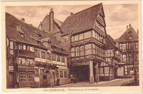 07159 Ak Hildesheim Pfeilerhaus am Andreasplatz um 1930