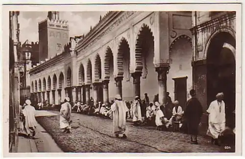 07154 Ak Alger Algérie dans le quartier arabe en 1934