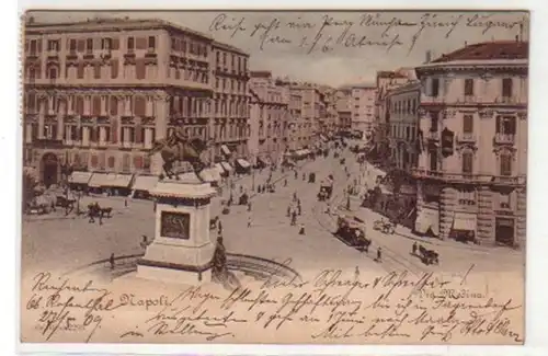 07141 Ak Napoli Neapel Italien Via Medina 1909
