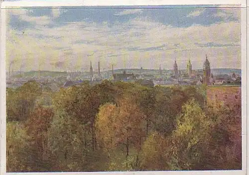 07138 Ak Chemnitz Vue de l'école industrielle vers 1940