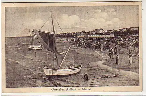 07127 Ak Mer Baltiquebad Ahlbeck Plage 1929