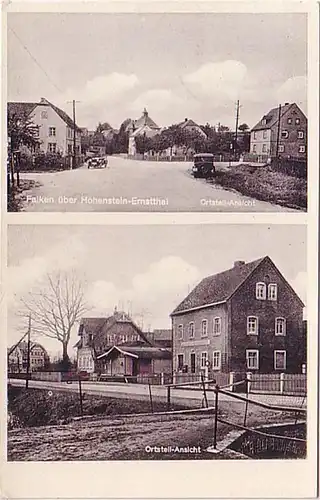 07092 Mehrbild Ak Falken über Hohenstein Ernstthal 1944