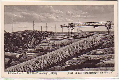 07083 Ak Böhlitz Ehrenberg Schlobachwerke um 1920