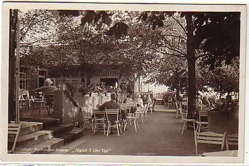 07072 Ak Leipziger Rodelbahn Bienitz 1929