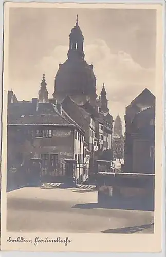07071 Foto Ak Dresden Frauenkirche 1941