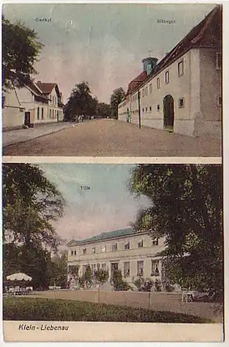 07060 Ak Klein-Liebenau bei Leipzig Gasthof usw. 1912