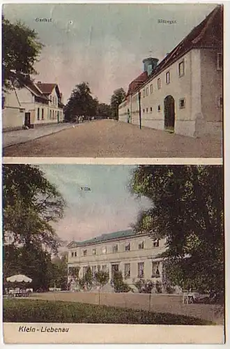 07060 Ak Klein-Liebenau près de Leipzig Gasthof etc. 1912