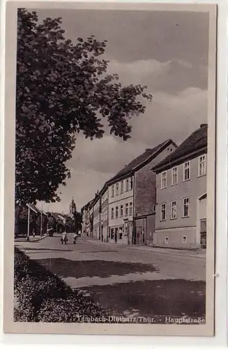 07044 Ak Tambach Dietharz Thüringen Hauptstrasse vers 1940