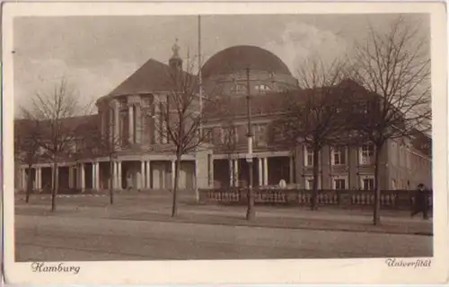 07026 Ak Hamburg Universität um 1920