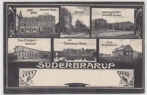 06993 Mehrbild Ak Süderbrarup Gasthuf usw. 1908