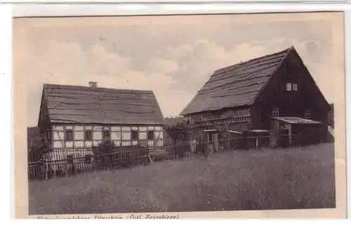 06985 Ak Naturfreundehaus Dönschten östliches Erzgebirge 1926