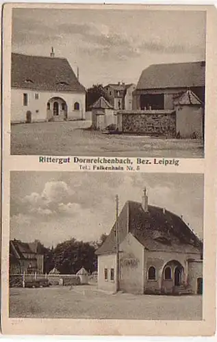 06974 Ak Rittergut Dornigebach Bez. Leipzig vers 1920