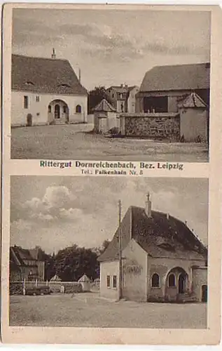 06974 Ak Rittergut Dornreichenbach Bez. Leipzig um 1920