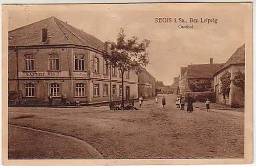 06960 Ak Regis Bez. Leipzig Gasthof 1919