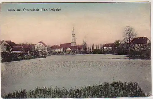 06949 Ak Salutation de Otterwisch (Bez. Leipzig) vers 1920