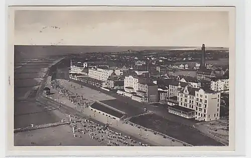 06937 Ak Mer du Nord Bain Borkum Plage Promenade 1928