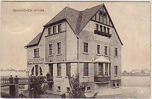 06930 Ak Neukirchen Wyhra Gasthof Wettiner Hof 1908
