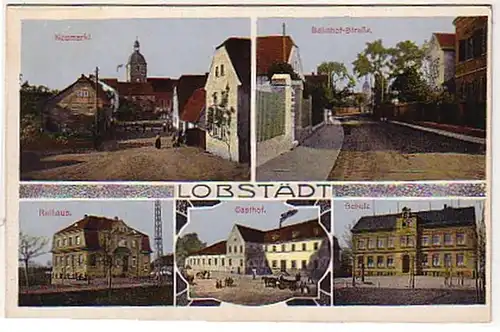 06922 Mehrbild Ak Lobstädt Gasthof usw. um 1920