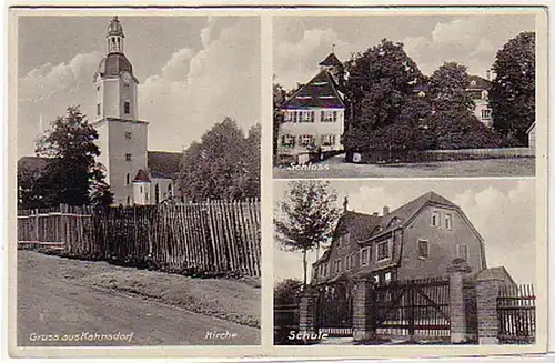 06908 Multi-image Ak Salutation de Kahnsdorf vers 1940