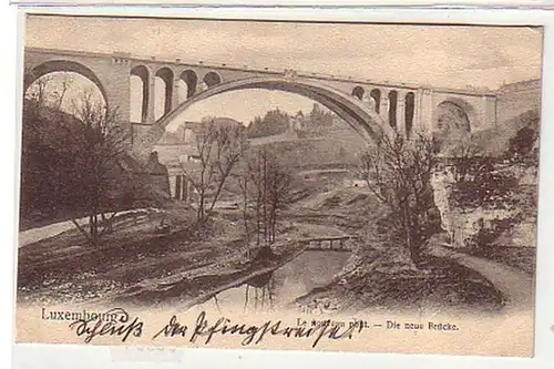 06904 Ak Luxembourg le nouveau pont 1904