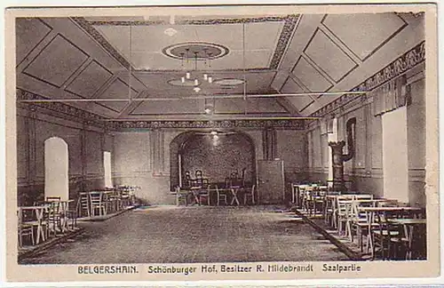 06890 Ak Belgershain Gasthof Schönburger Hof 1925