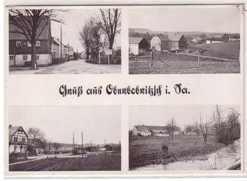 06881 Mehrbild Ak Gruß aus Oberbobritzsch in Sachsen 1943