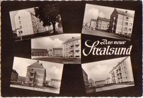 06865 Mehrbild Ak Das neue Stralsund 1964