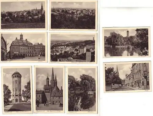 06858/8 Ak Burgstadt en Saxe vers 1930