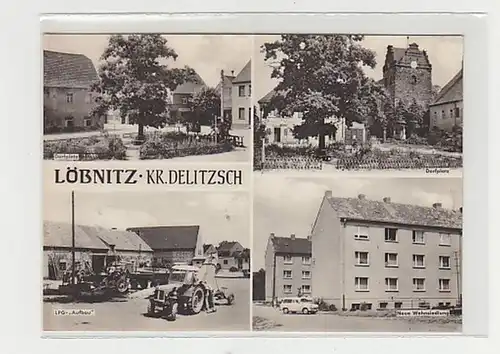 06853 Multi-image Ak Löbnitz Kreis Delitzsch 1968