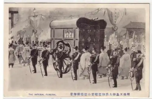 06828 Ak Japan das Imperiale Begräbnis um 1920