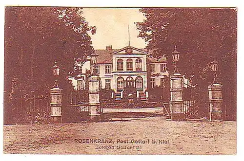 06817 Ak Rosaire Post Gettorf à Kiel 1926