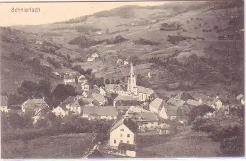 06734 Ak Schnierlach en Alsace Vue totale 1916