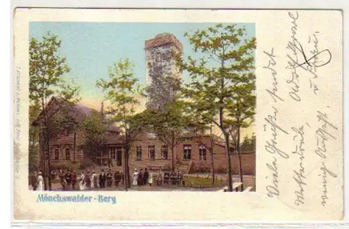 06730 Ak Mönchswalder Berg Gast de randonnée 1903
