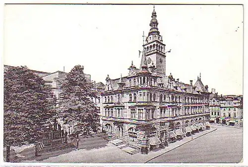 06727 Ak Glatz en Silésie Hôtel de ville vers 1920