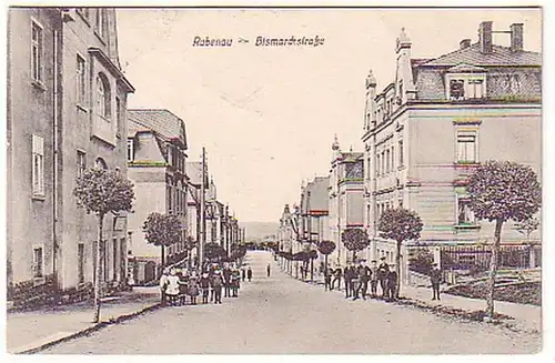 06721 poste de terrain Ak Rabenau Bismarckstraße 1918