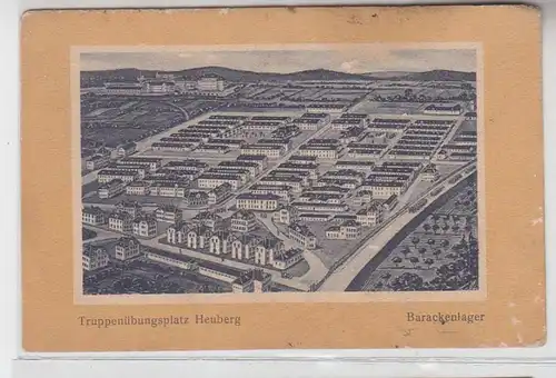 06681 Ak Place d'entraînement militaire Heuberg camp de baraquement vers 1910