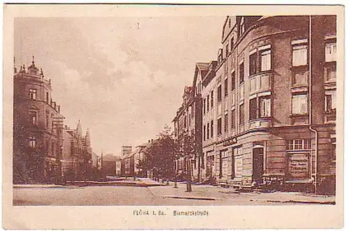 06673 Ak Floha in Sachsen Bismarckstrasse 1923