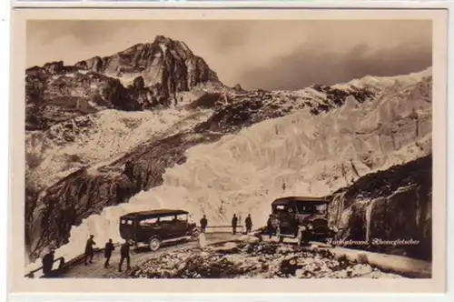 06511 Ak Furkastraße avec voitures glacier Rhône vers 1940
