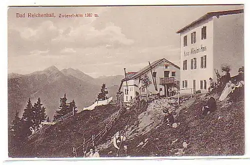 06573 Ak Bad Reichenhall Kaiser Wilhelms Haus 1913