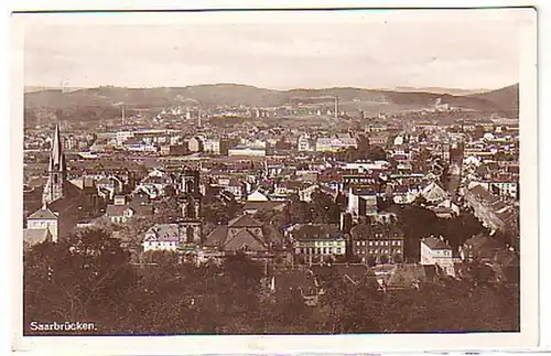 06567 Ak Saarbrücken Totalansicht 1941